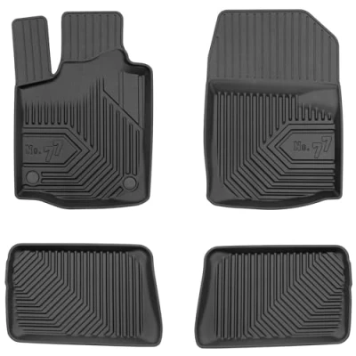 Afbeelding van M MOTOS Auto Vloermatten van rubber voor Renault Twingo II 2007 2014 Verbeter uw reiscomfort met Anti Slip Mat Car No.77 alle weersomstandigheden, bescherming tegen vuil