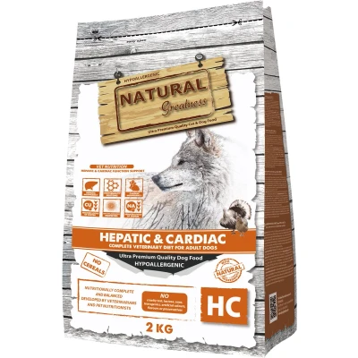 Afbeelding van Natural Greatness Veterinary Diet Dog Hepatic Caridac Complete Adult 2 KG