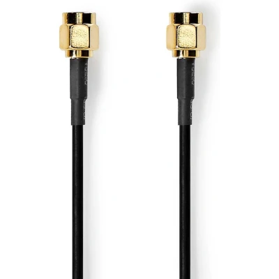 Afbeelding van SMA kabel Nedis 2 meter (100% koper, Verguld)