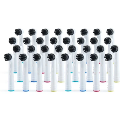 Afbeelding van My Care + Opzetborstel 32 stuks Vervangende borstels voor Oral B Charcoal