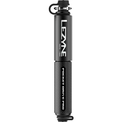 Afbeelding van Lezyne Pocket Drive Pro Handpomp Fietspomp Tot 11 bar ABS Flex Hose Presta en Schrader ventielen Aluminium Zwart