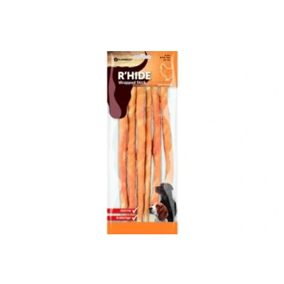Afbeelding van Hondensnack R&#039;Hide Kip Wrapped Stick 25 cm 6 stuks