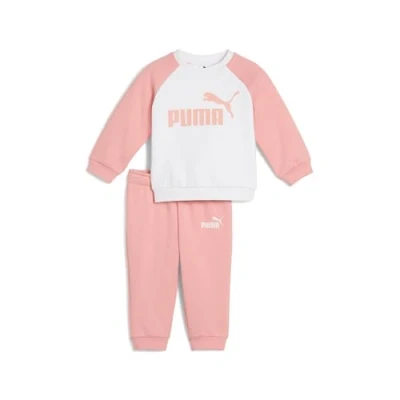 Afbeelding van Minicats Essentials Raglan Crew set, Roze, Maat 2 4M PUMA