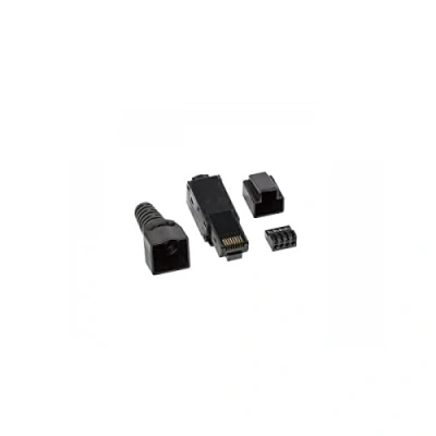 Afbeelding van 8P8C LAN CAT6 Connector Lanberg Zwart