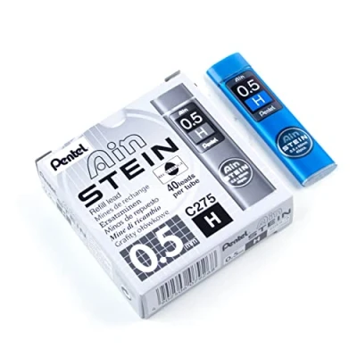 Afbeelding van Pentel C275 HO Ain steen fijne vulling, lijndikte 0,5 mm, hardheidsgraad H, 40 vullingen per doos