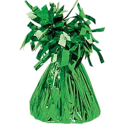 Afbeelding van Amscan Ballongewicht 14 X 6 Cm Folie 170 Gram Groen