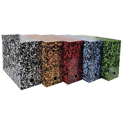 Afbeelding van Exacompta Annonay Transfer Box, A4, 120mm rug, diverse kleuren, 5 stuks