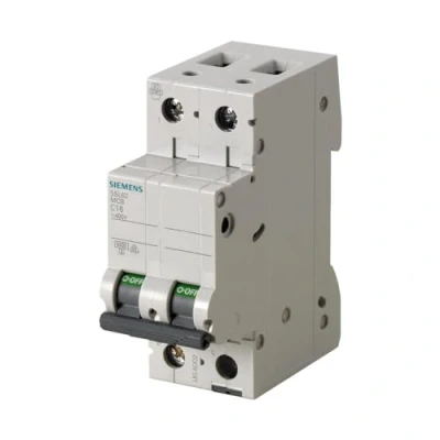Afbeelding van Siemens stroomonderbreker 400v 6ka 2 polig b 6a 5sl6206 6