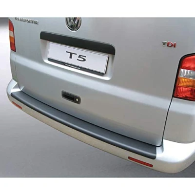 Afbeelding van ABS Achterbumper beschermlijst compatibel met Volkswagen Transporter T5 2003 2012 Zwart