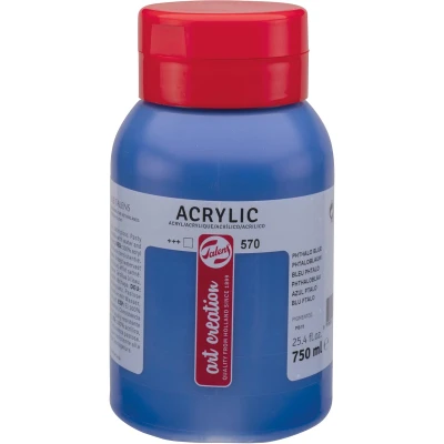 Afbeelding van Talens Art Creation acrylverf flacon van 750 ml, phtaloblauw