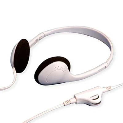 Afbeelding van VALUE Stereo Headset met volume regelaar, grijs