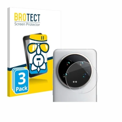 Afbeelding van BROTECT Screenprotector voor Xiaomi 14 Ultra (ALLEEN Camera Lens) Folie Beschermfolie Beschermglas transparant (3 Stuks)