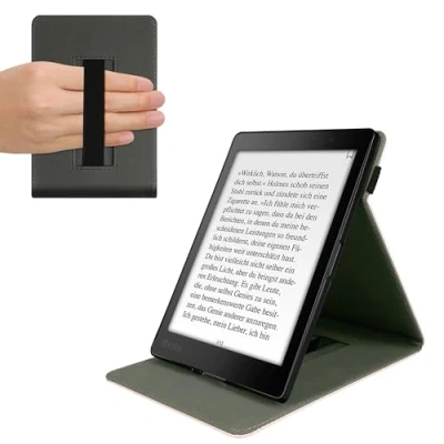 Afbeelding van kwmobile E reader hoesje compatibel met Kobo Aura ONE Ereader case van kunstleer cover in roségoud