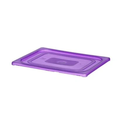 Afbeelding van HENDI Gastronorm deksel, temperatuurbestendig van 40 tot 80C, geschikt voor alle polypropyleen GN containers, inclusief HACCP voorraadbakken, polypropyleen, 1/2, 325x265mm, paars