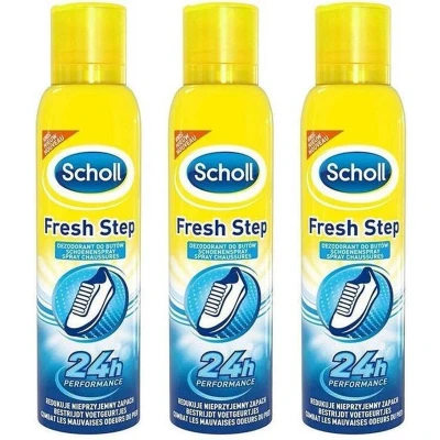 Afbeelding van Scholl Fresh Step Schoenenspray 3x150ml