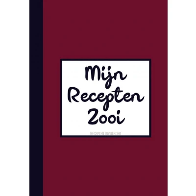 Afbeelding van Grappig Cadeau voor Mannen, Vriend, Vrouwen, Vriendin Recepten Invulboek / Receptenboek &quot;Mijn Zooi&quot;