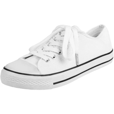 Afbeelding van Platte schoenveters Sneaker veters Kleur: Wit Lengte: 120cm Breedte: 10mm