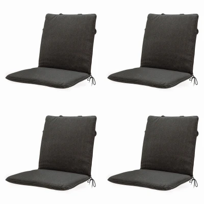 Afbeelding van Madison Stapelstoel kussen Dark grey eco + nature outdoor finishing 4 stuks