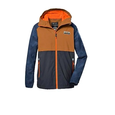Afbeelding van killtec jonge Functioneel jack/outdoorjack met capuchon KOS 280 BYS JCKT, Caramel, 164, 41466 000