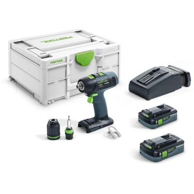 Afbeelding van Festool T 18+3 HPC 4,0 I Plus Accuschroefboormachine Li ion 4.0Ah 576446