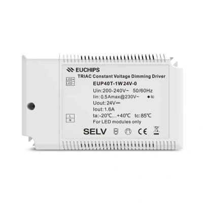Afbeelding van EUCHIPS TRIAC Dimbare LED driver 24V 40W 1.6A