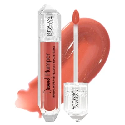 Afbeelding van Physicians Formula, Diamond Plumper, Lip Plumper met Hydraterende, Voedende en Versterkende Formule, Lipgloss Lustrous Dust voor een Edelsteen achtige Glimming, Champagne Cushion Cut