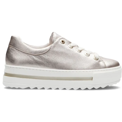 Afbeelding van Gabor 496 Lage sneakers Leren Sneaker Dames Goud Maat 42,5