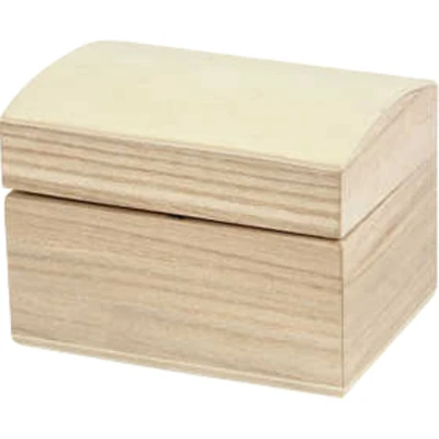 Afbeelding van Schatkist Creotime 8x6x4.5cm hout
