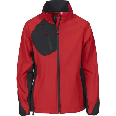 Afbeelding van ProJob 2423 DAMES SOFTSHELL 642423 Rood XS
