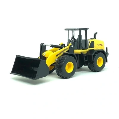 Afbeelding van BBURAGO Bouwvoertuig Loader W170D New Holland 1/50 Geel