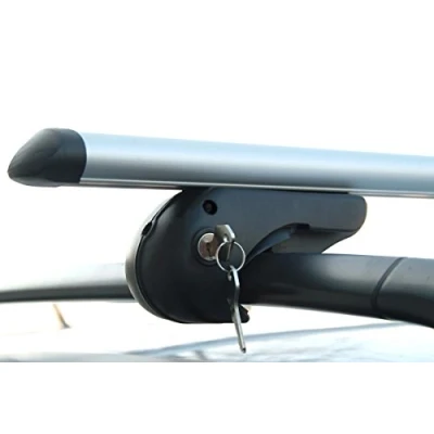 Afbeelding van VDP Roof rails aluminium Rio 120 VW Passat B7 Variant 10 14 inch tot 90 kg lockbaar