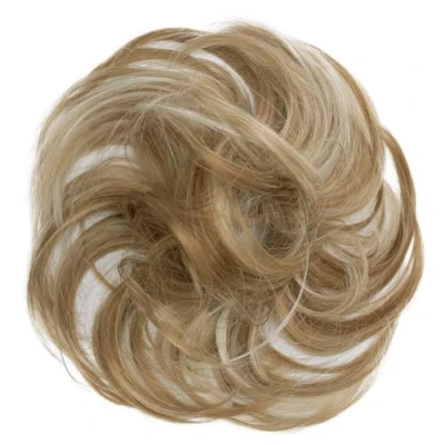 Afbeelding van CAISHA Haarstukje Haarwokkel Bruids Kapsel Opgestoken Volumineus Licht Golvend Knoet Aardbei Blond Lichtblond Mix G36B