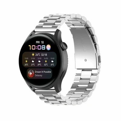 Afbeelding van Garmin Vivoactive 4 / 4L Stalen schakelband Zilver