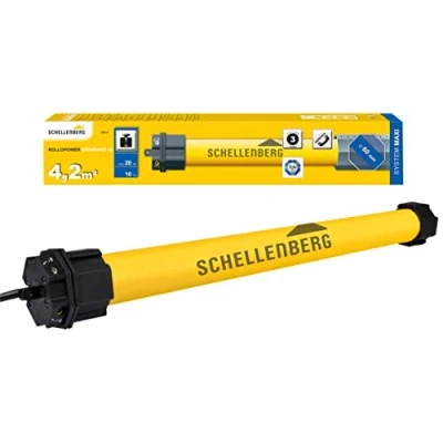 Afbeelding van Schellenberg 20611 rolluikmotor Maxi Standard 10 Nm, buismotor voor 60 mm achtkantbuis, tot 4,2 m² oppervlakte, inclusief lagers