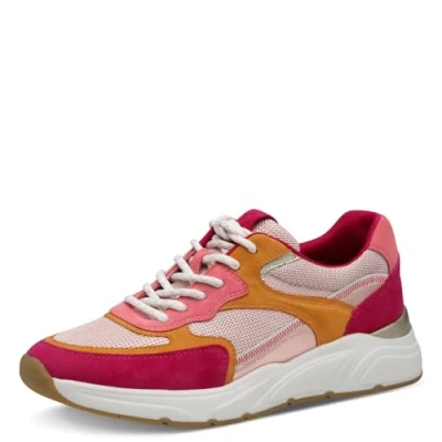 Afbeelding van Tamaris Dames 1 23745 43 sneakers, Fuxia COMB, 38 EU, Kam, EU