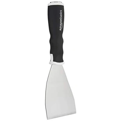 Afbeelding van Amazon Basics Gebogen krabber met zachte handgreep, geschikt voor zwaar werk, aansluiting een verlengstuk en hameruiteinde