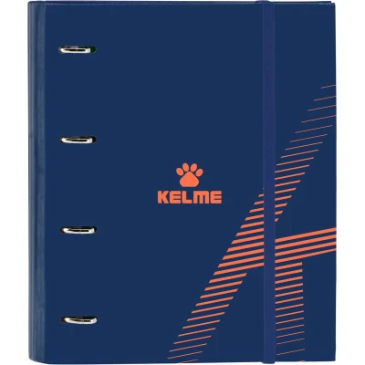 Afbeelding van Ringmap Kelme Navy blue Oranje Marineblauw (27 x 32 3.5 cm)