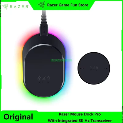 Afbeelding van Razer MOUSE DOCK PRO Binnen USB Draadloos opladen Zwart