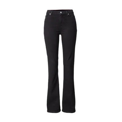 Afbeelding van Tommy Hilfiger Dames Bootcut RW Zwart WW0WW45007 Bootcut, Zwart, 24W/28L, (zwart), 24W / 28L