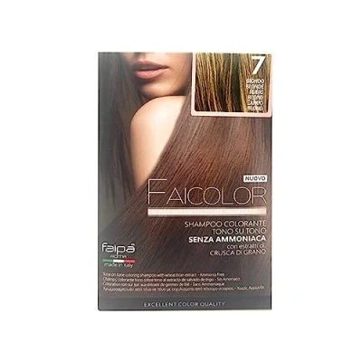 Afbeelding van Faipa Faicolor Kleurshampoo zonder ammoniak 7 blond