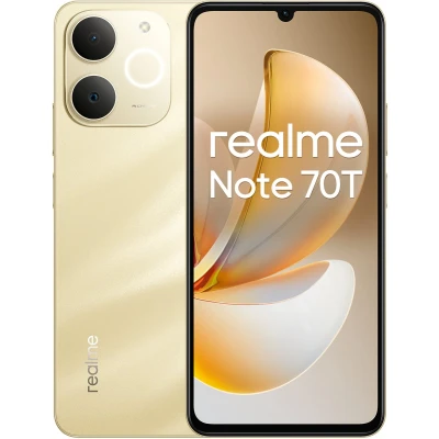Afbeelding van Realme NOTE 70T Smartphone 4 GB RAM 128 6,74&quot; Unisoc Gouden