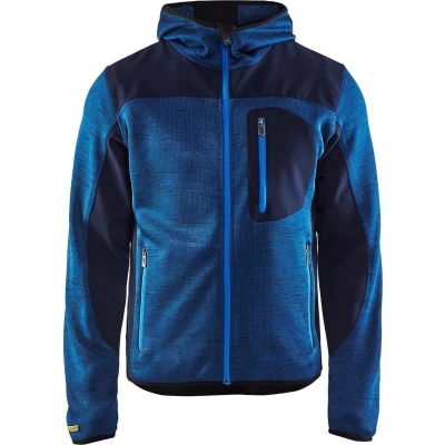 Afbeelding van Blaklader Gebreid vest met softshell 4930 2117 Marineblauw/Marineblauw