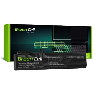 Afbeelding van Green Cell BTY M6H Laptop Batterij voor MSI GE62 GE63 GE72 GE73 GE75 GL62 GL63 GL73 GL65 GL72 GP62 GP63 GP72 GP73 GV62 GV63 GV72 GF62 GF72 PE60 PE62 PE70 PE72 2QE 7RD 7RDX 7RE 8RC 8RD 8RE MS 16J3