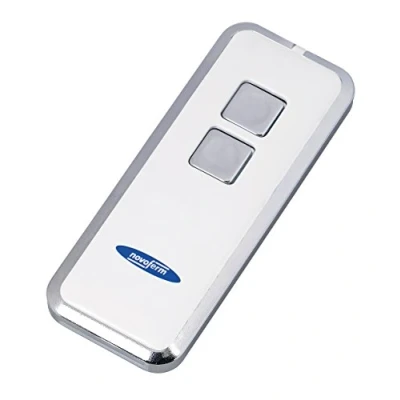 Afbeelding van Novoferm Garagedeur afstandsbediening Novotron 522 (2 kanaals zender; 64/128 bit encryptie; 433 MHz; zilver/wit) TM15912001150