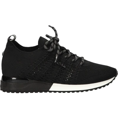 Afbeelding van La Strada Sneakers laag, Dames, Maat: 40, Black knitted Textiel