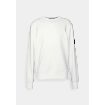 Afbeelding van Calvin Klein Jeans Badge CREW NECK Sweater, Heren, Maat: XXS, Bright white