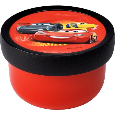 Afbeelding van Mepal Fruitbox Campus Lunchbox 300 Ml Cars Print Lunchboxen &amp; Bekers