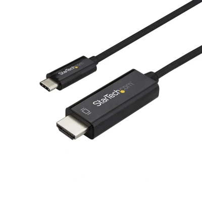 Afbeelding van StarTech.com 3m USB C naar HDMI kabel 4K bij 60Hz zwart