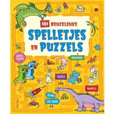 Afbeelding van Deltas 101 reuzeleuke spelletjes en puzzels