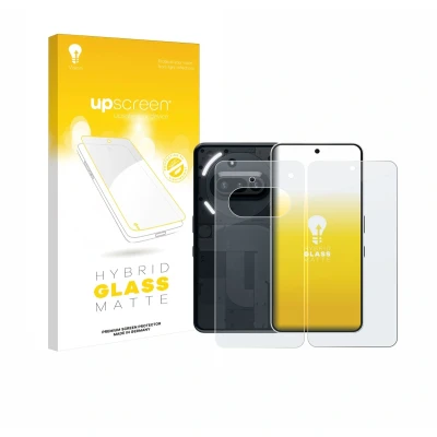 Afbeelding van upscreen Screenprotector voor Nothing Phone (3a) (Voor+Achter) Folie Beschermfolie Beschermglas matte